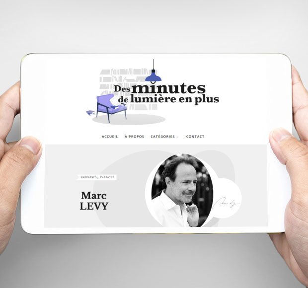 <span>Site web</span>Des minutes de lumière en plus